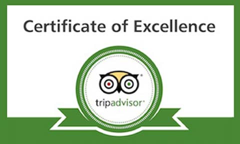 tripadvisor Certificate of Excellence